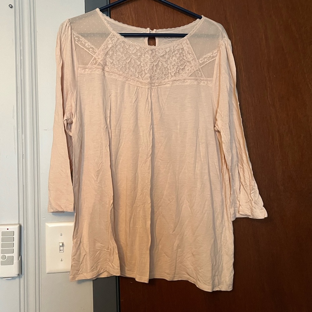 Talbots pink shirt